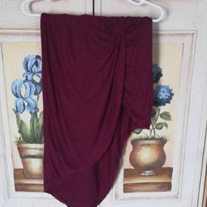 Marroon Skirt